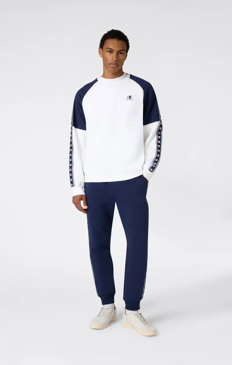 Men’s Interlock Tape Logo Crewneck Sweatshirt