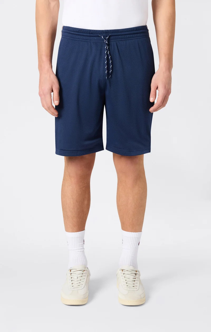 Men’s Mesh Tape Logo Bermuda Shorts
