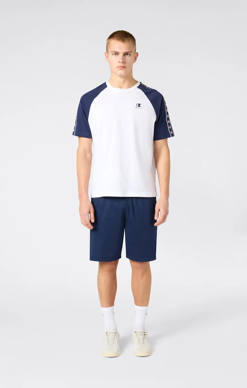 Men’s Mesh Tape Logo Bermuda Shorts