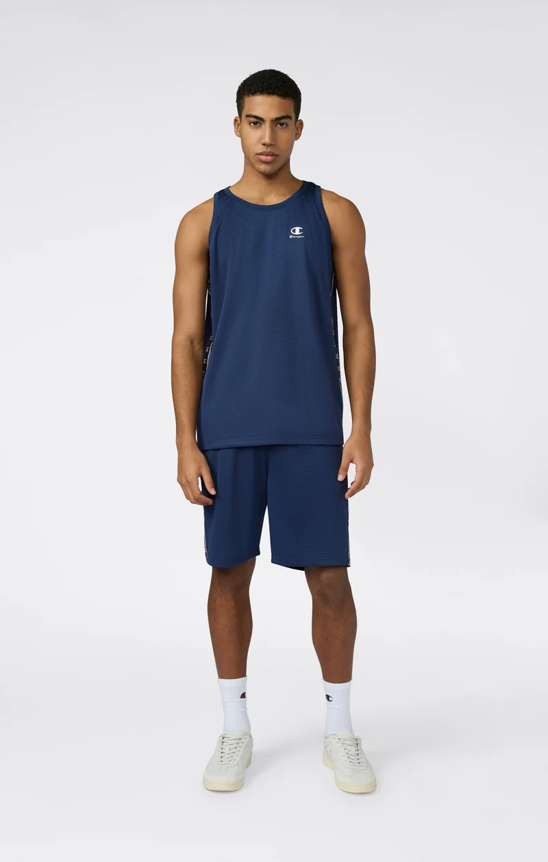 Men’s Mesh Tape Logo Tank Top