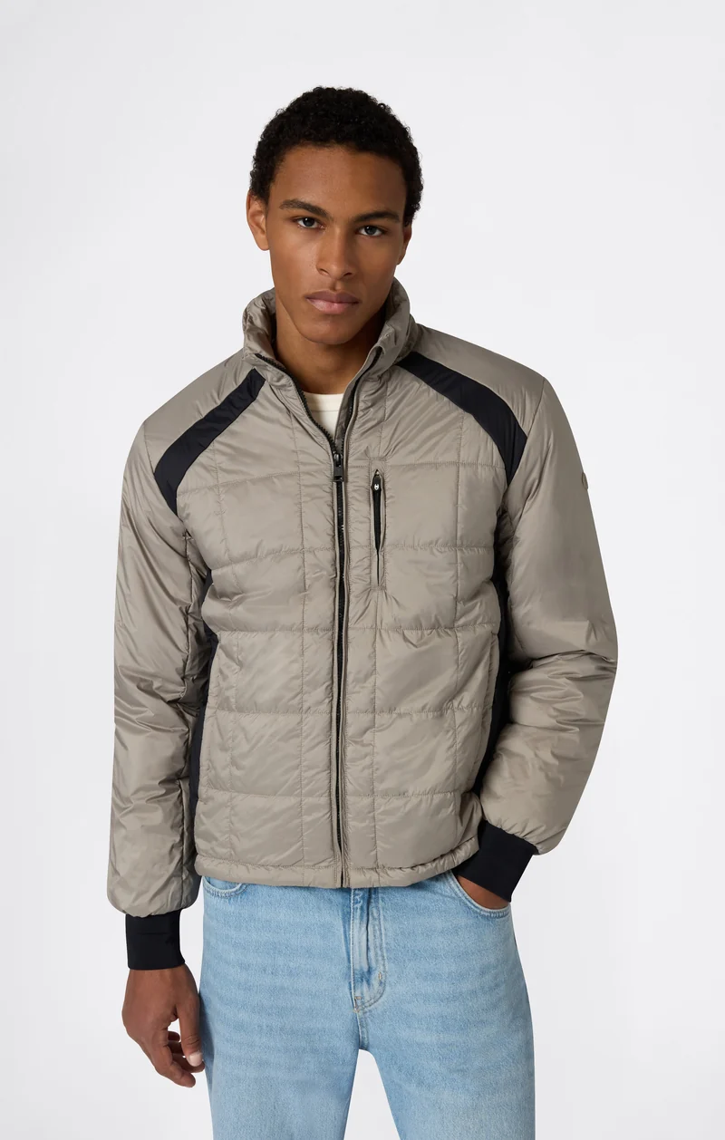 Men’s Padded Hooded Jacket with Full Zip