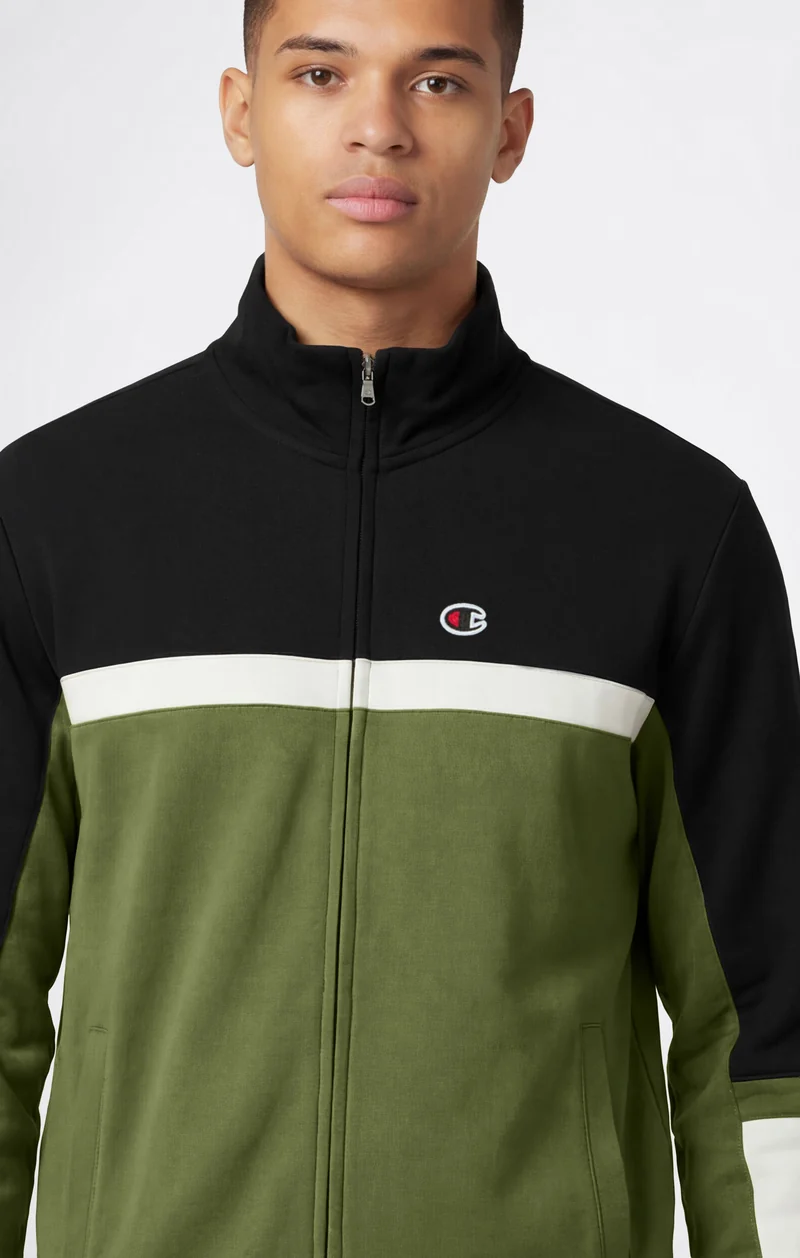 Men’s Lightweight Color Block Full Zip Tracksuit