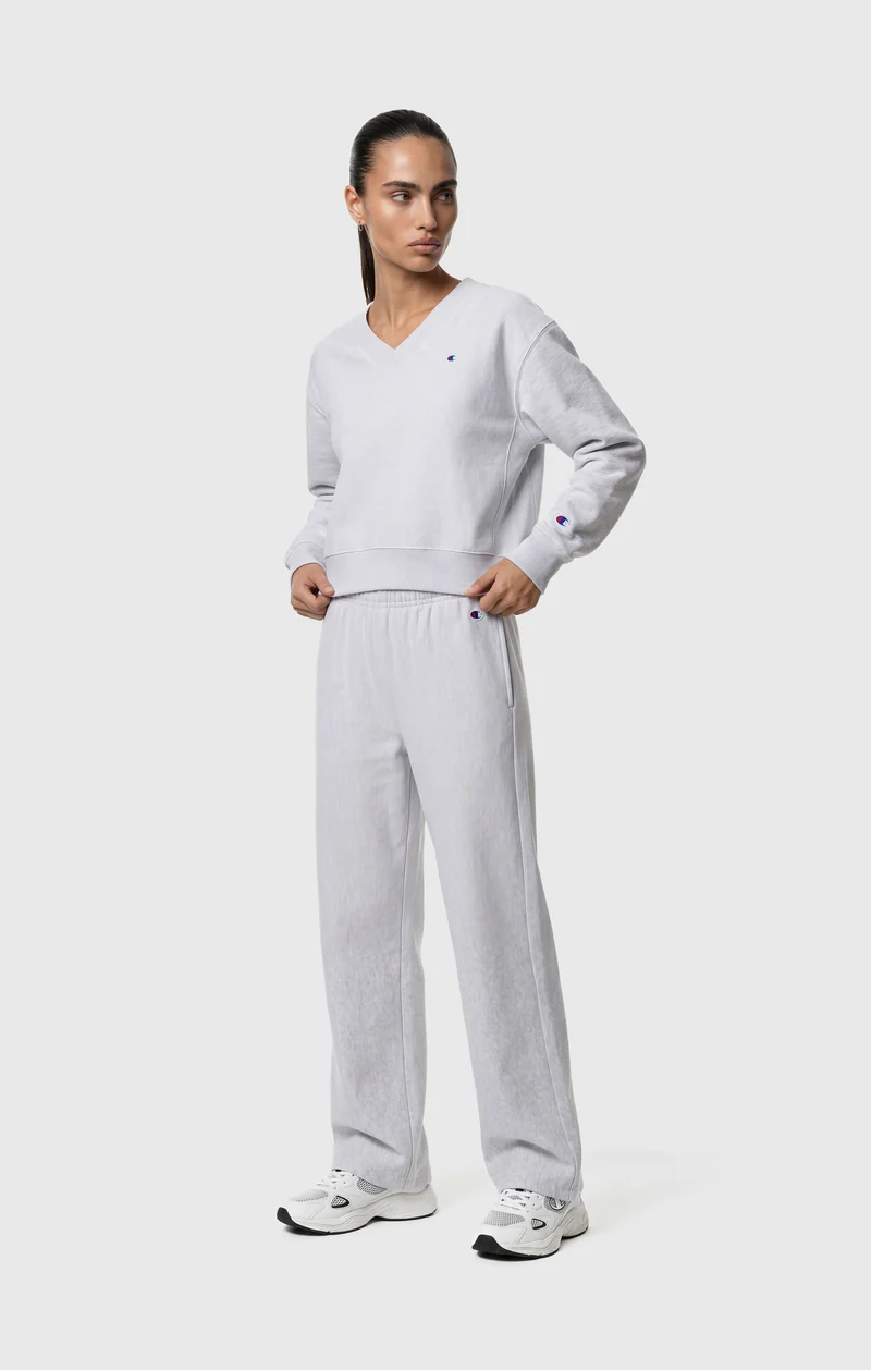 Women’s Lightweight Reverse Weave V-Neck Sweatshirt