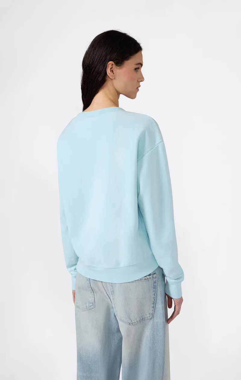 Women’s Lightweight Reverse Weave V-Neck Sweatshirt