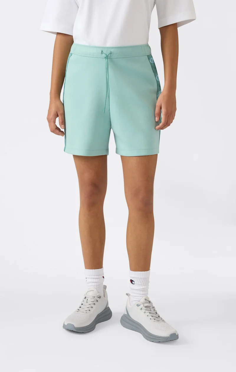 Women’s Interlock Shorts with Logo Tape