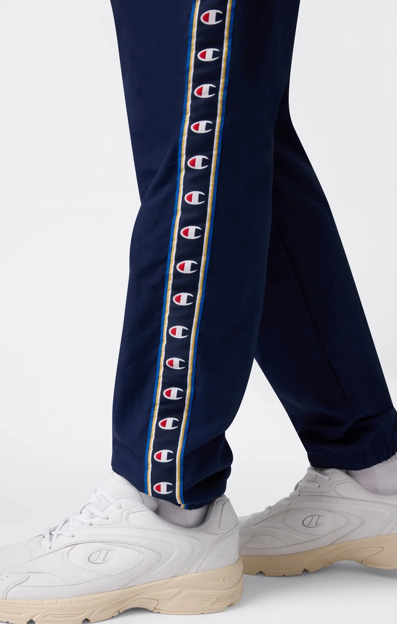 Men’s Track Pants with Elastic Cuffs and Tape Logo