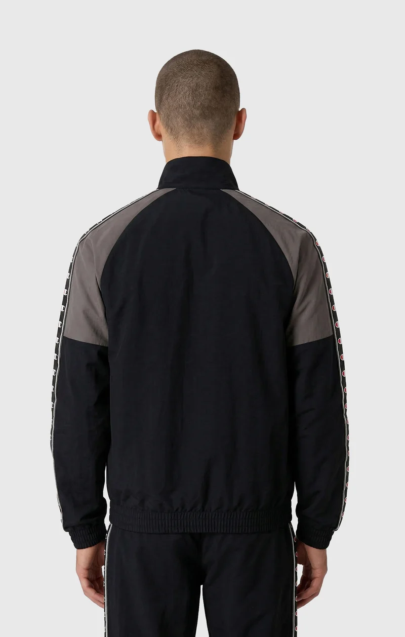 Men’s Track Top with Full Zip and Tape Logo