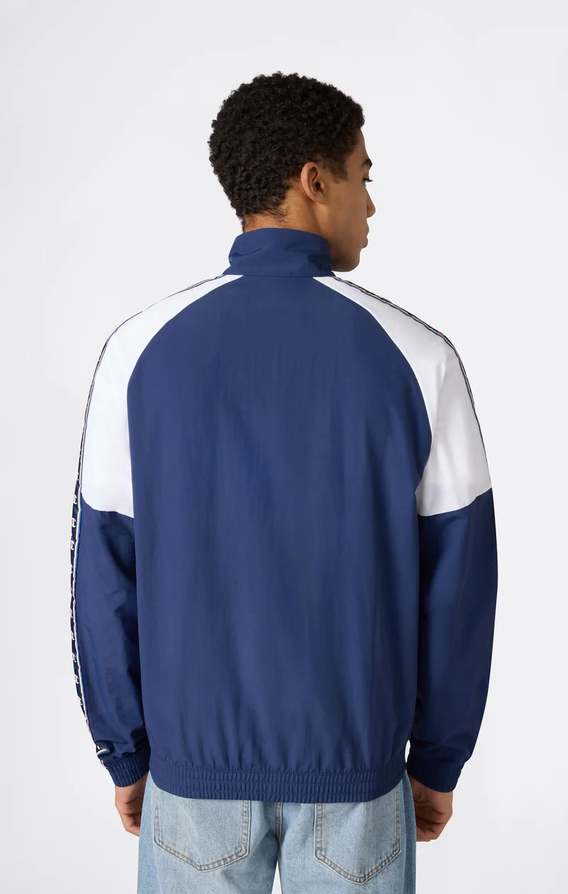 Men’s Track Top with Full Zip and Tape Logo
