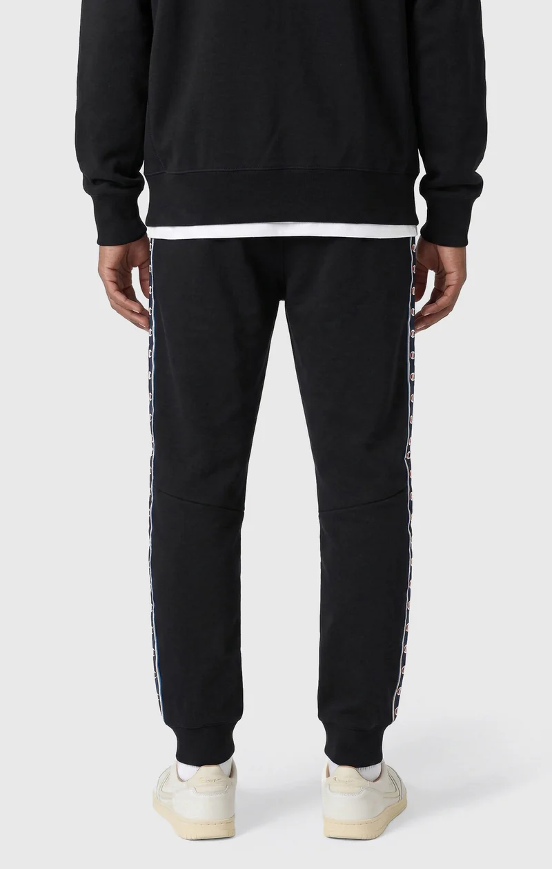 Men’s Interlock Tape Logo Rib Cuff Pants