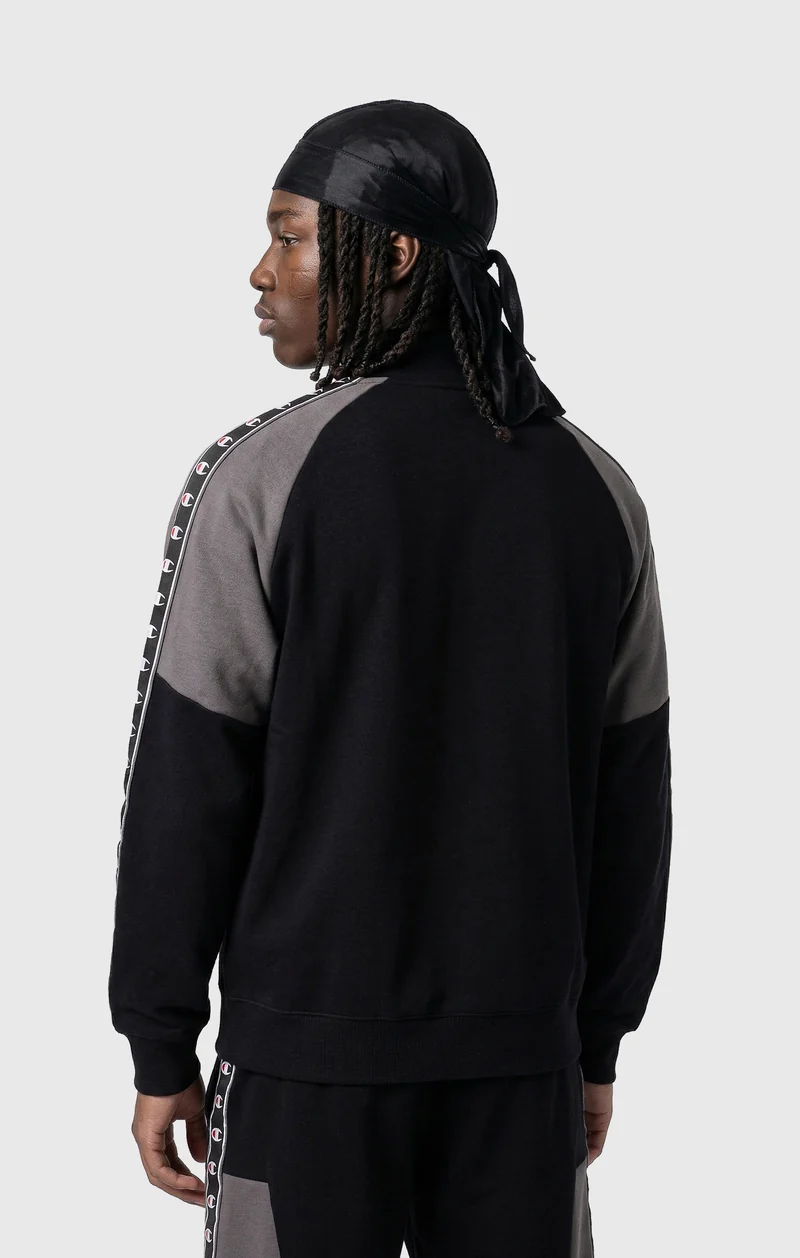 Men’s Interlock Half Zip Tape Logo Sweatshirt