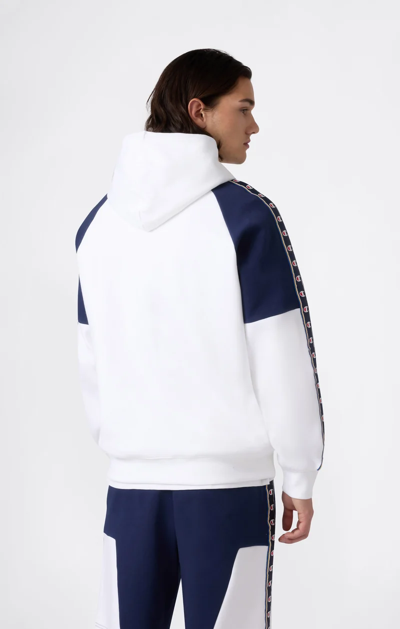 Men’s Interlock Tape Logo Hooded Sweatshirt