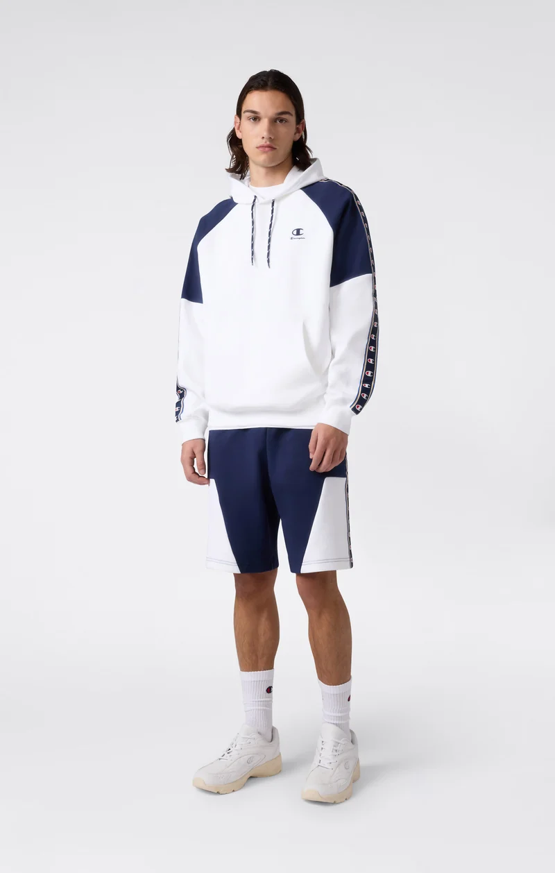 Men’s Interlock Tape Logo Hooded Sweatshirt