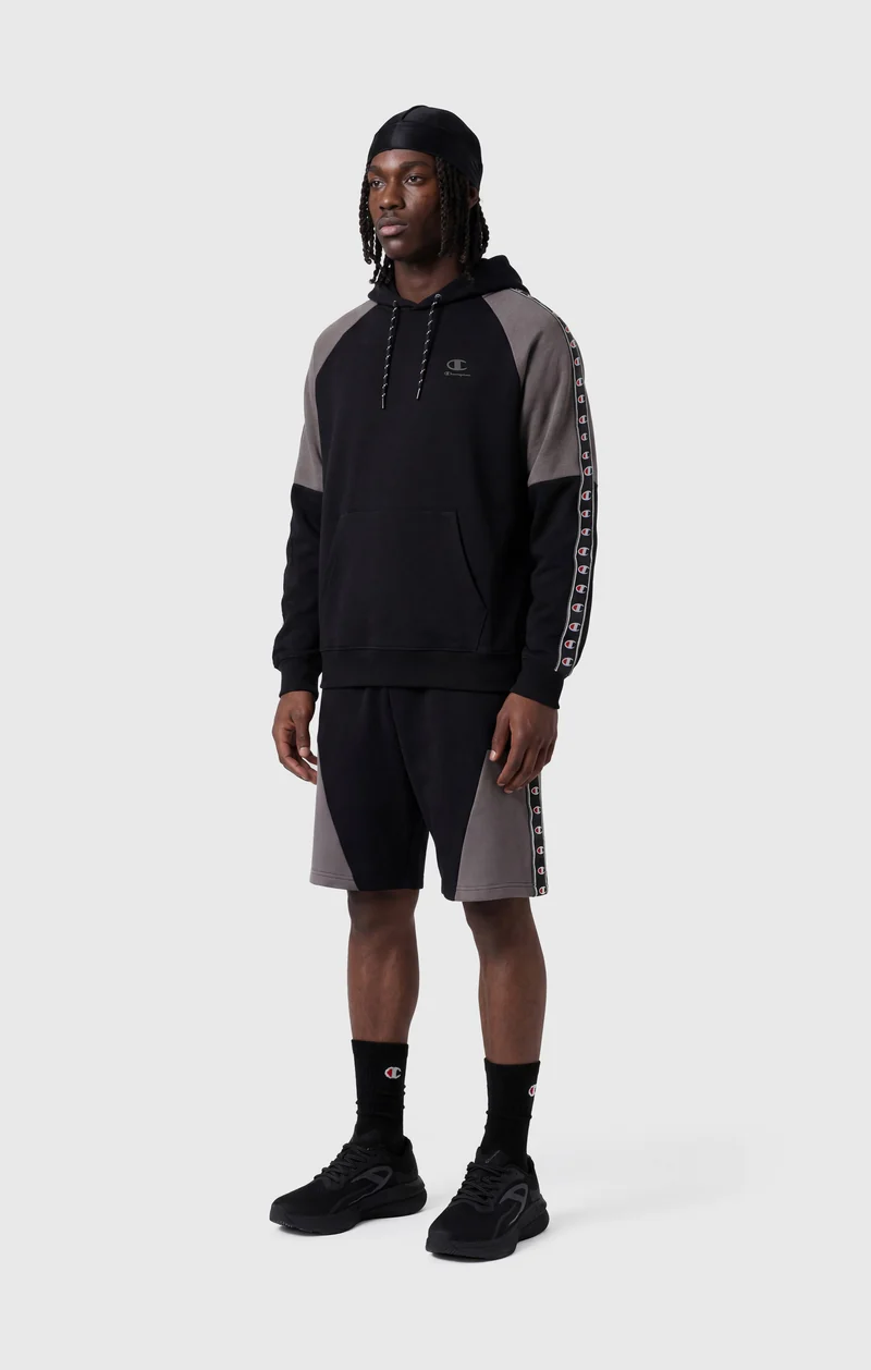 Men’s Interlock Tape Logo Hooded Sweatshirt