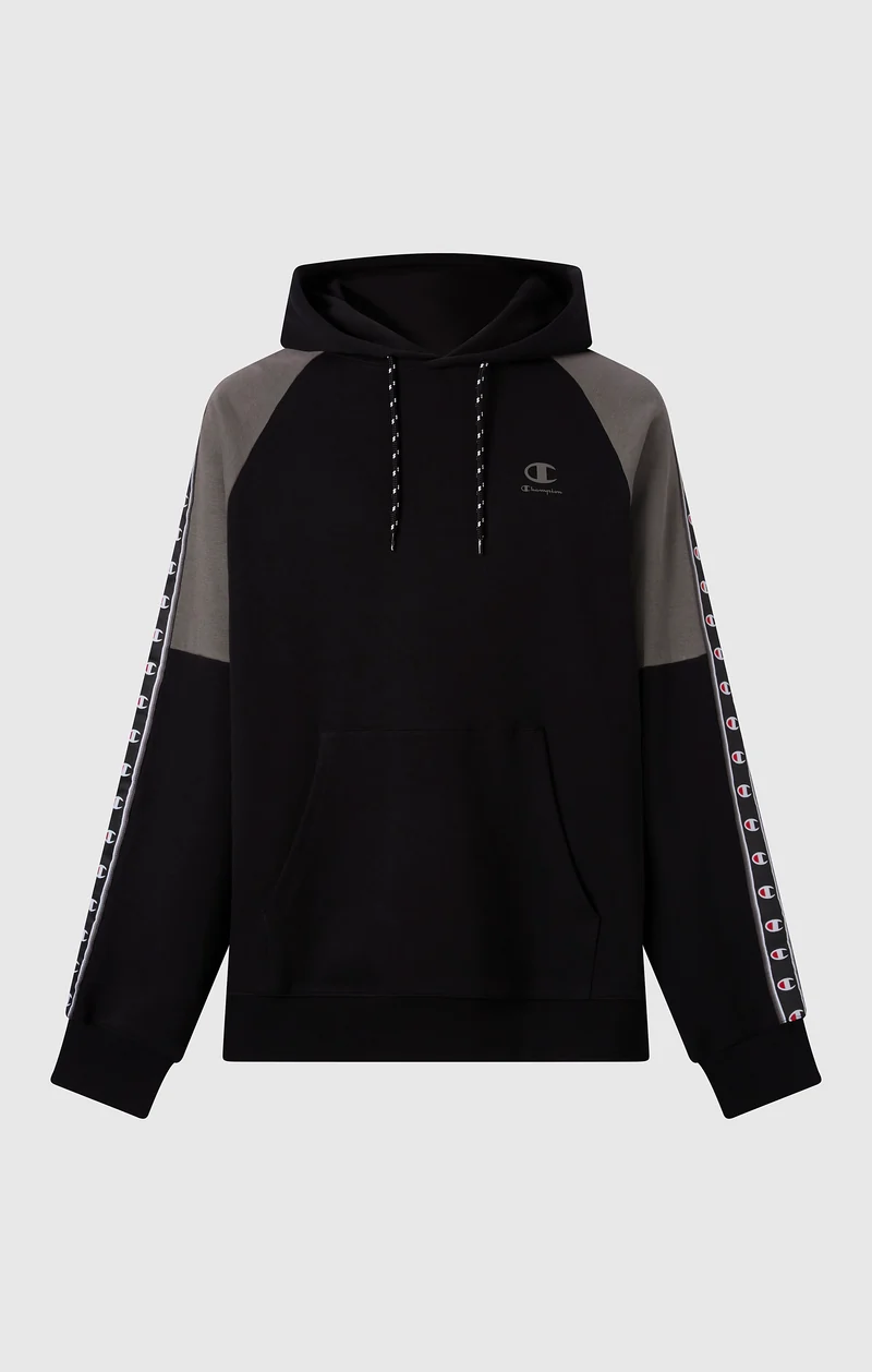 Men’s Interlock Tape Logo Hooded Sweatshirt