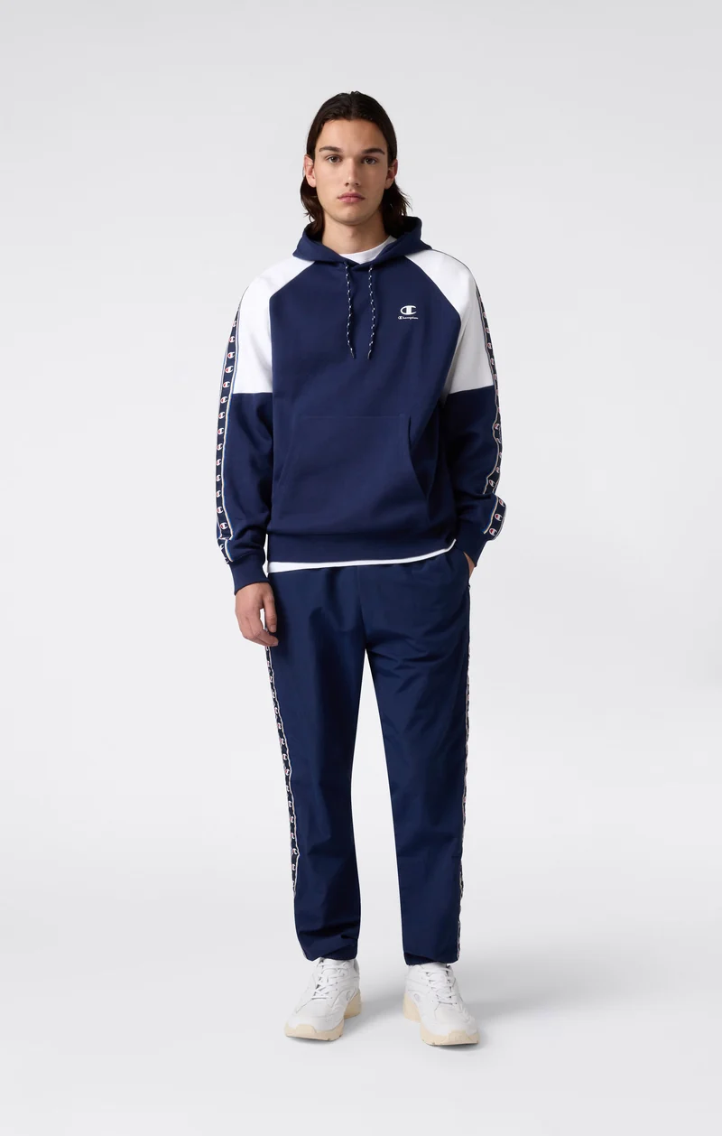 Men’s Interlock Tape Logo Hooded Sweatshirt