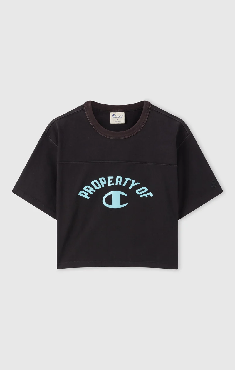 Women’s Cropped Crewneck T-Shirt Time Capsule