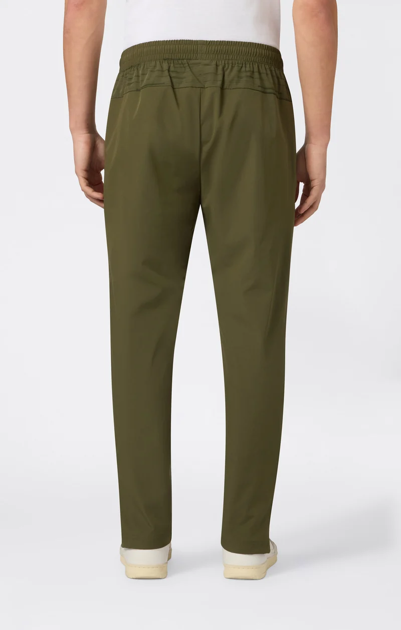 Men’s Straight Hem Stretch Fabric Pants