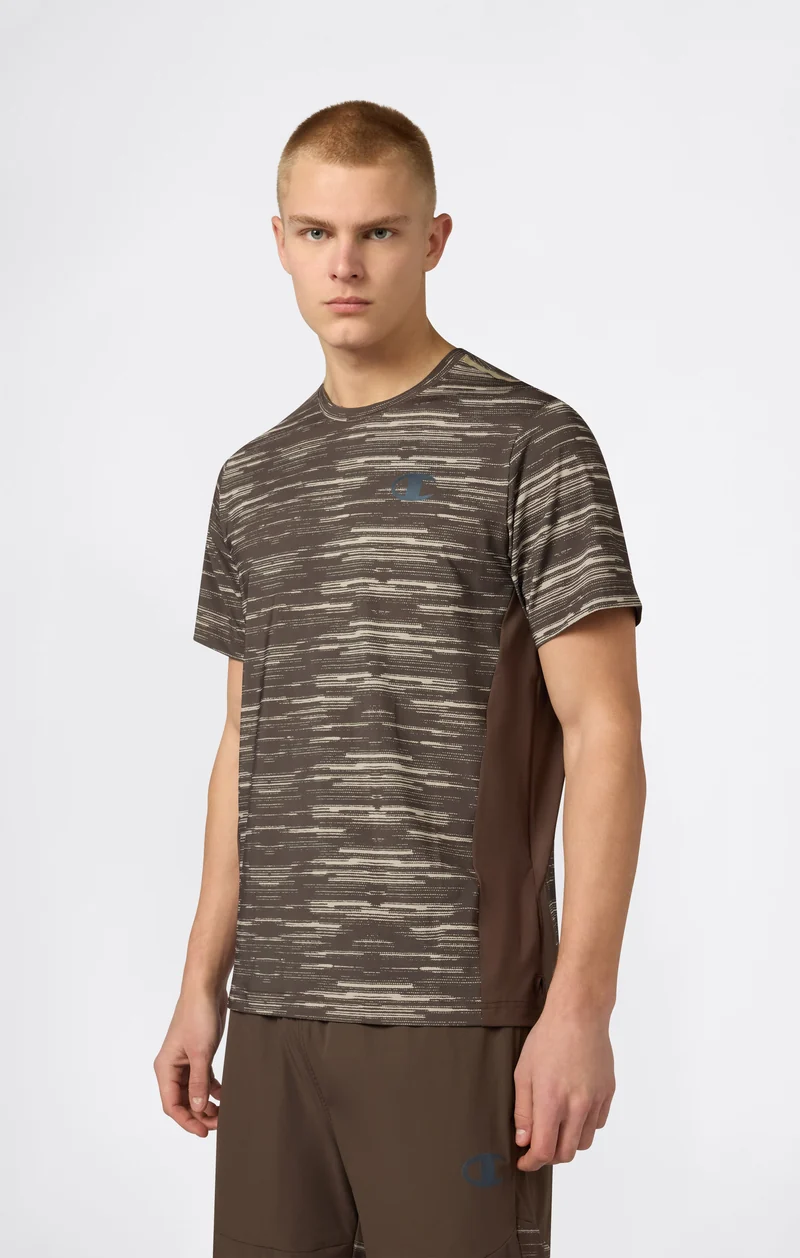 Training Quick-Dry Allover Print T-Shirt for Men