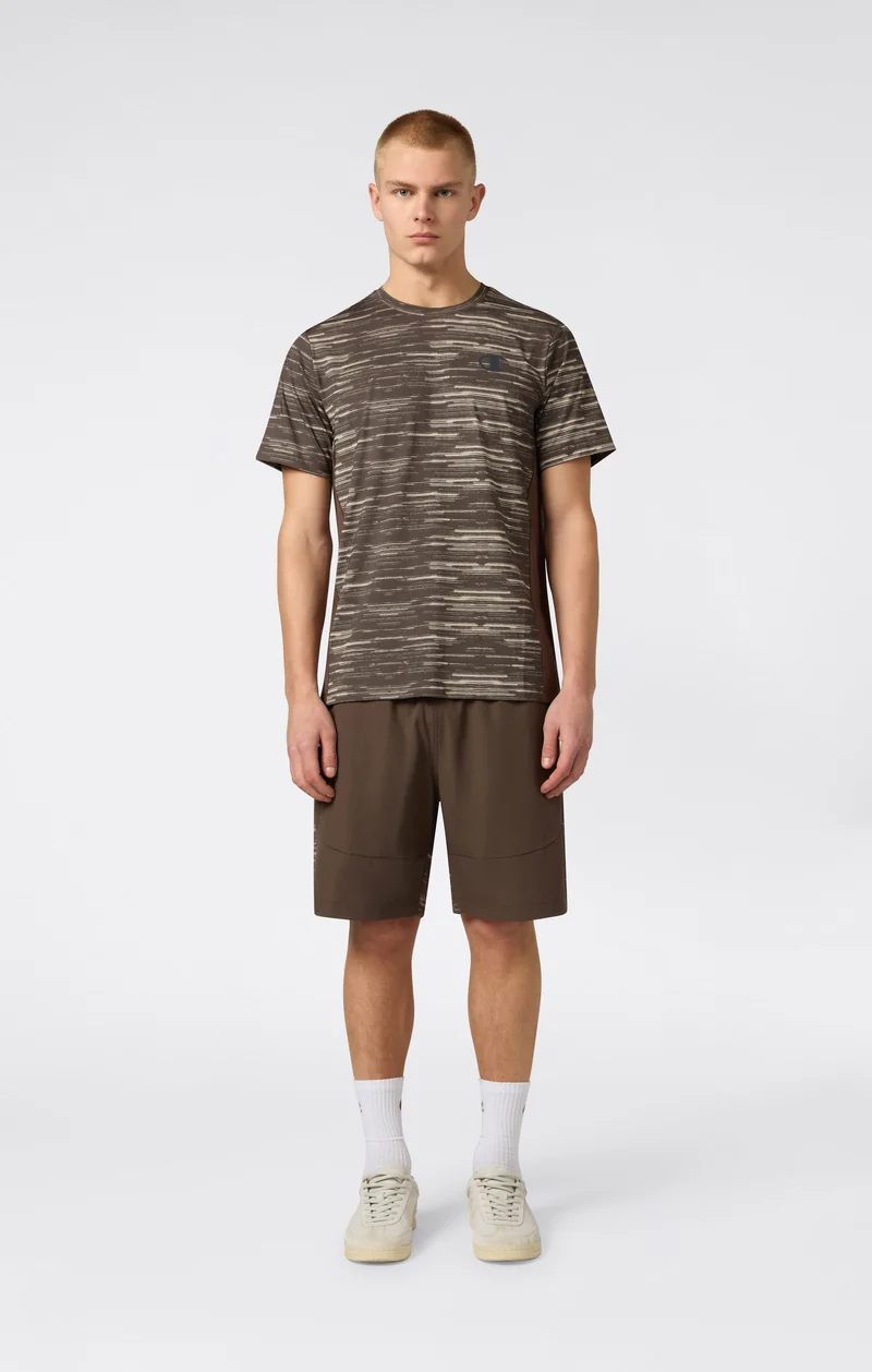 Training Quick-Dry Allover Print T-Shirt for Men