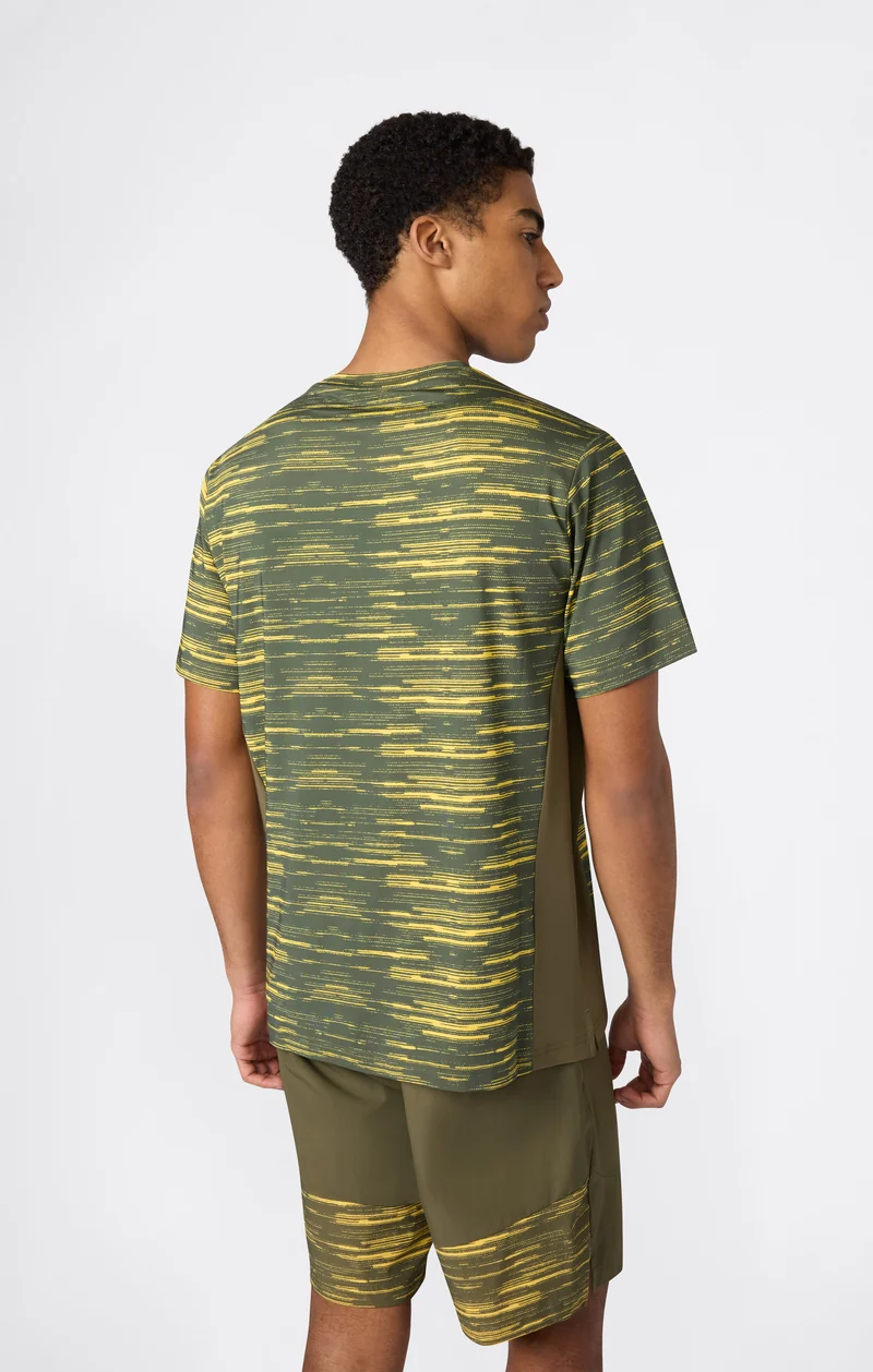 Training Quick-Dry Allover Print T-Shirt for Men