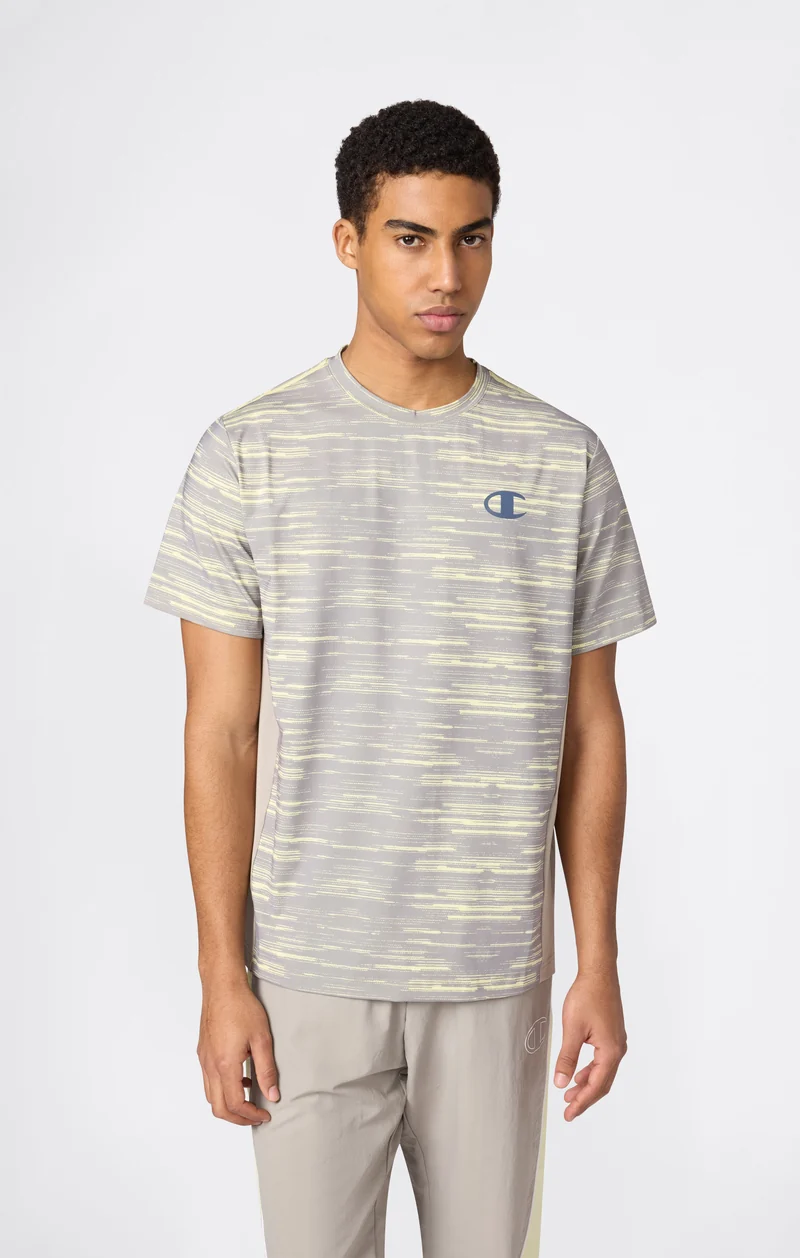 Training Quick-Dry Allover Print T-Shirt for Men