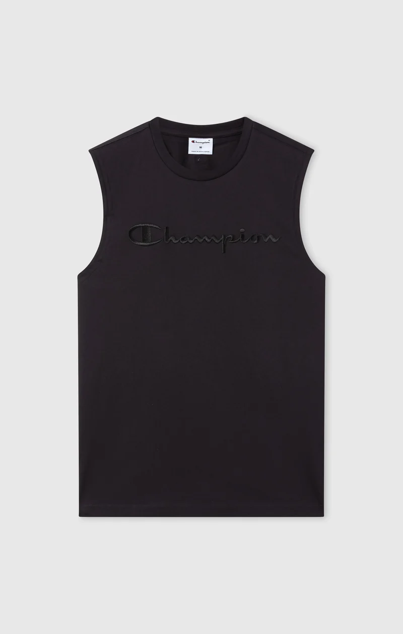 Men’s Tank Top with Maxi Embroidery Logo Icons
