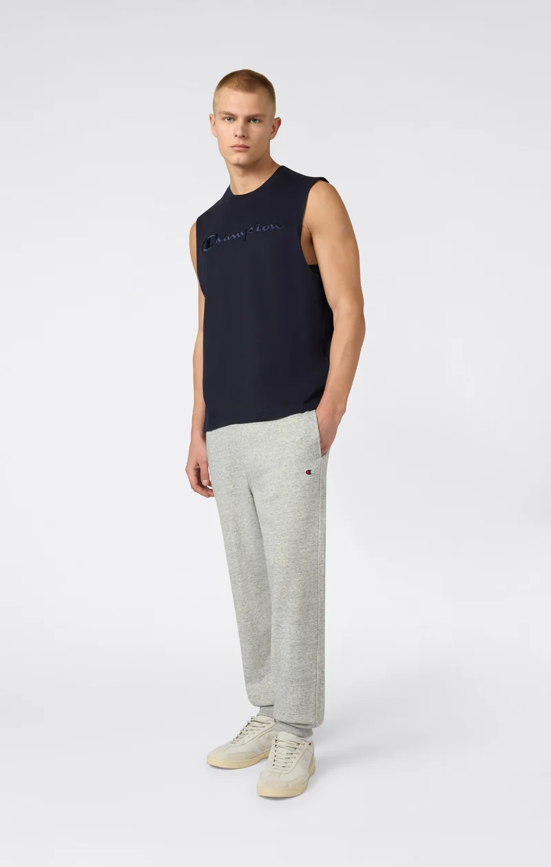 Men’s Tank Top with Maxi Embroidery Logo Icons