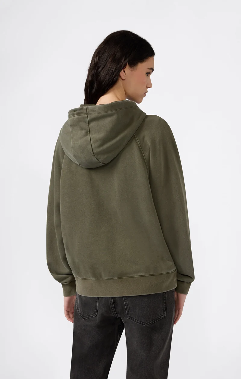Women’s Washed Effect Full Zip Hoodie Icons
