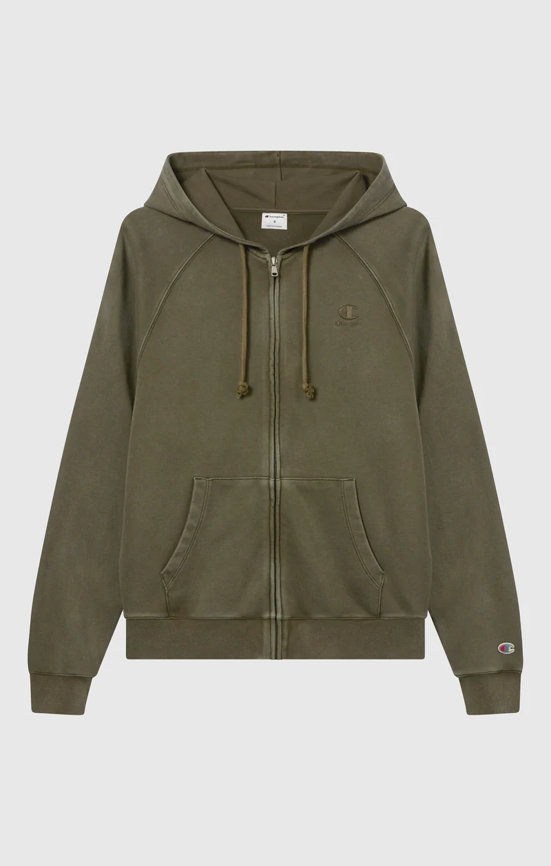 Women’s Washed Effect Full Zip Hoodie Icons