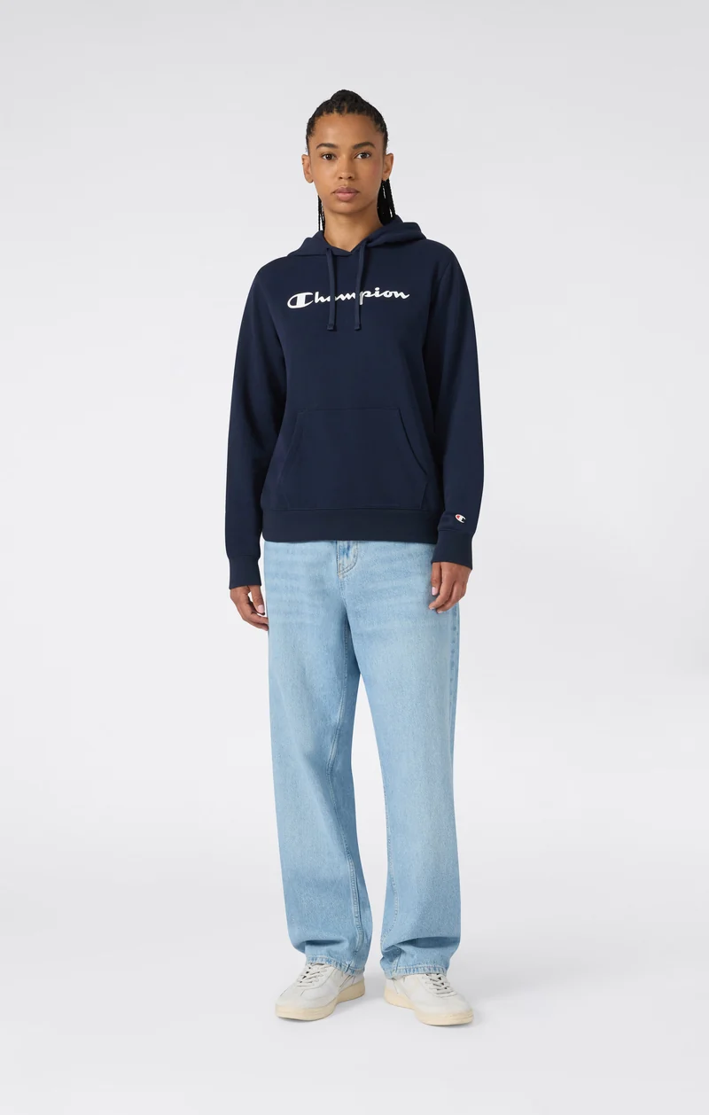 Lightweight Hoodie with Maxi Logo for Women