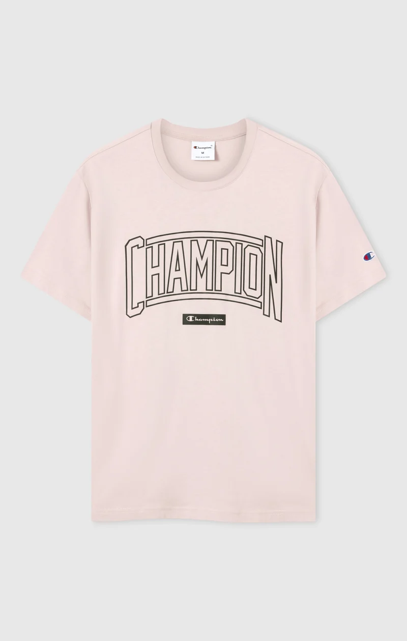 Men’s Crewneck T-Shirt With Puff Print Logo