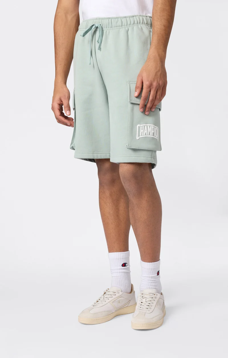 Men’s Cargo Shorts With Brushed Interior And Logo