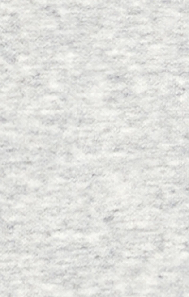 Men’s Half Zip Sweatshirt With Brushed Interior And Puff Print Logo