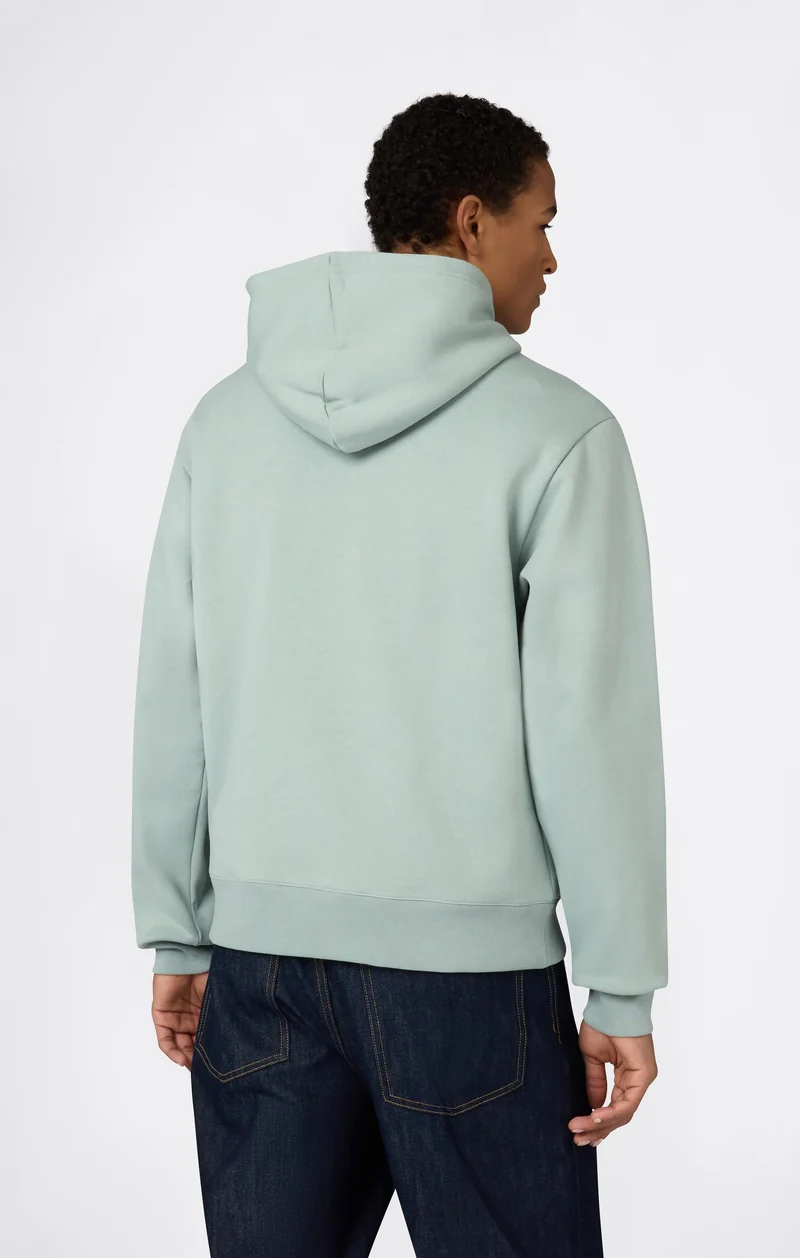 Men’s Hooded Sweatshirt With Brushed Interior And Puff Print Logo