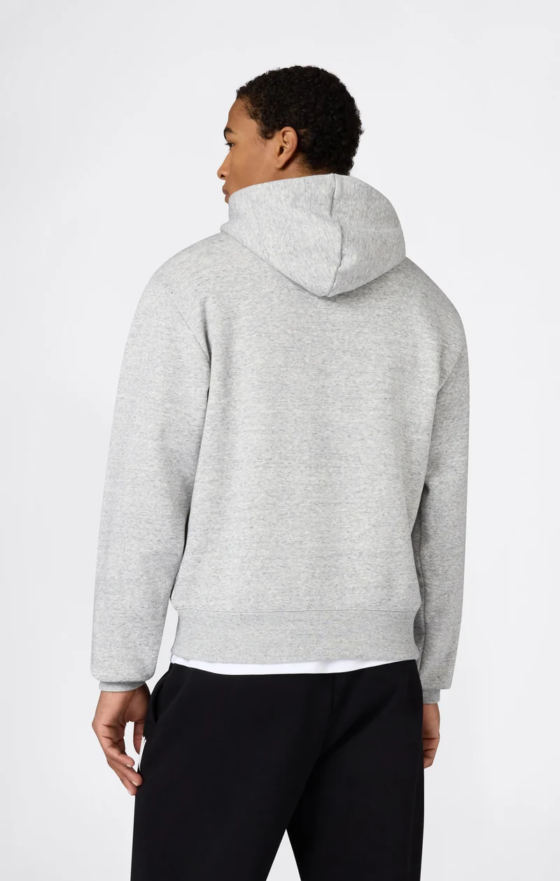 Men’s Hooded Sweatshirt With Brushed Interior And Puff Print Logo
