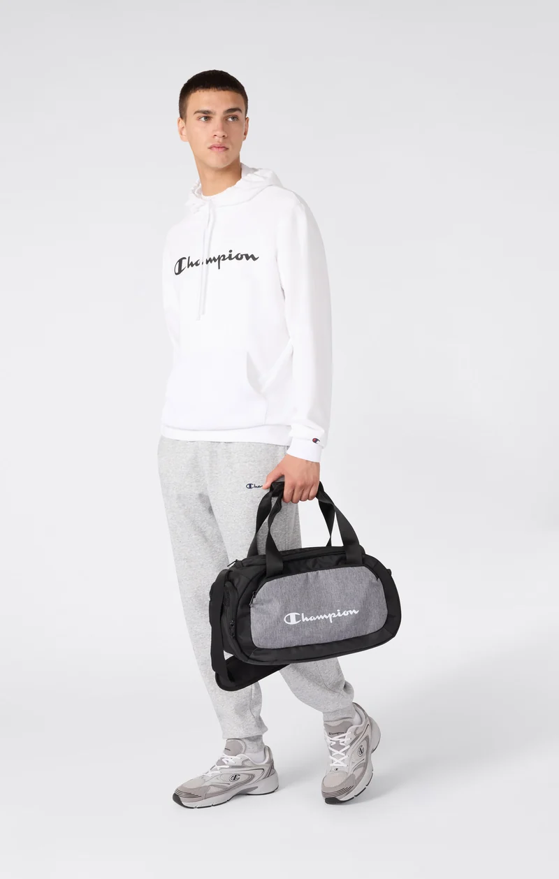 Men’s Lightweight Hooded Sweatshirt with Maxi Printed Logo