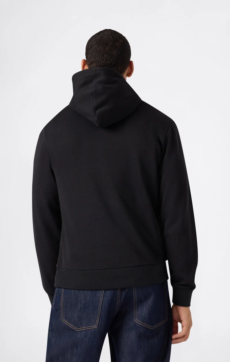 Men’s Lightweight Hooded Sweatshirt with Maxi Printed Logo