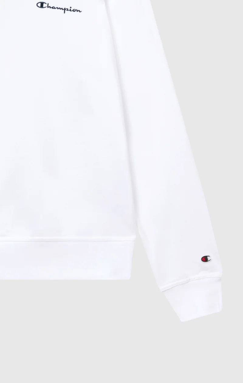 Men’s Lightweight Crewneck Sweatshirt with Embroidered Logo Icons