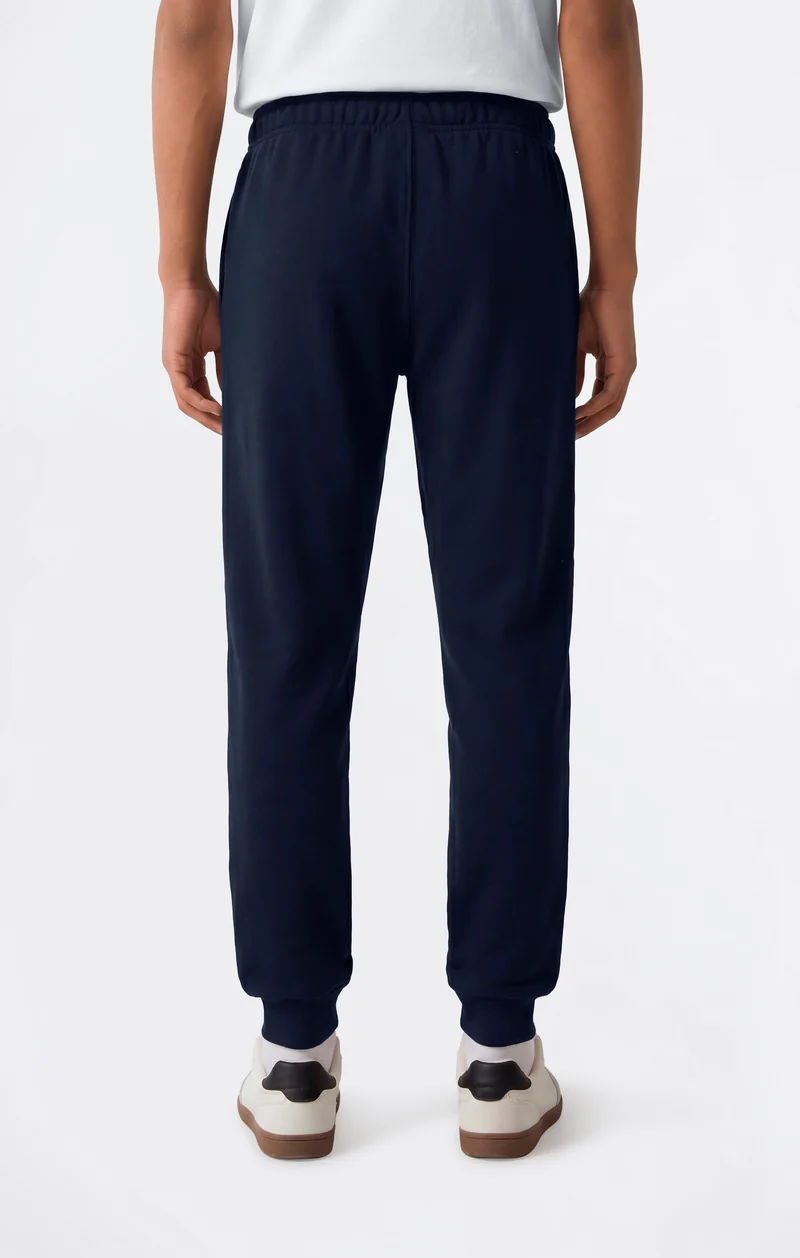 Boys’ Lightweight Jogger Pants with Rib Cuffs and Maxi Printed Logo