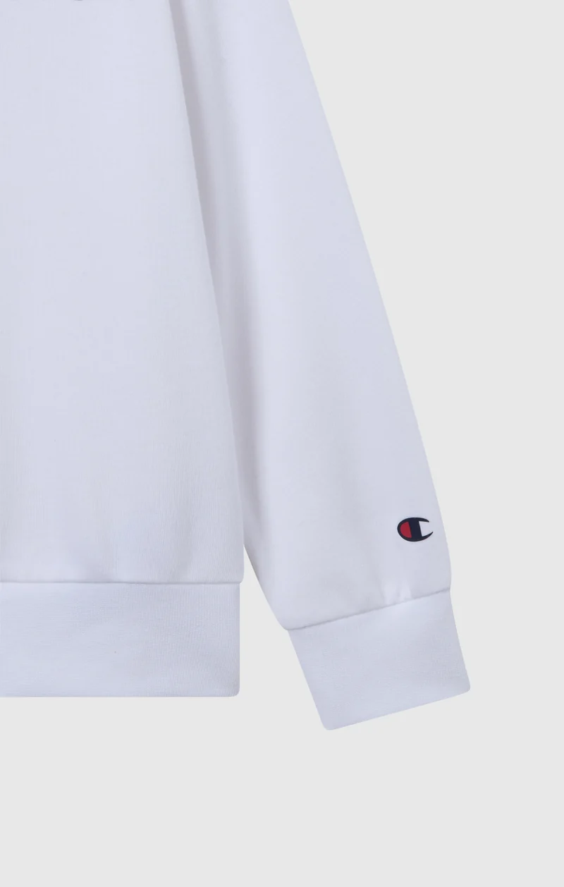 Boys’ Lightweight Crewneck Sweatshirt with Maxi Printed Logo