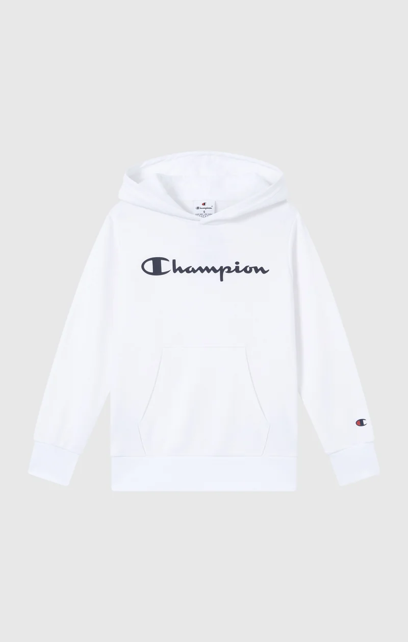 Boys’ Lightweight Hooded Sweatshirt with Maxi Printed Logo