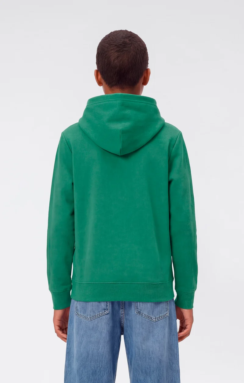 Boys’ Lightweight Hooded Sweatshirt with Maxi Printed Logo