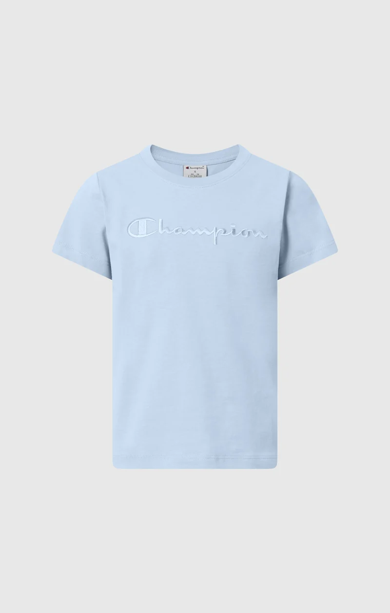 Girls' Crewneck T-shirt Slim Fit Icons