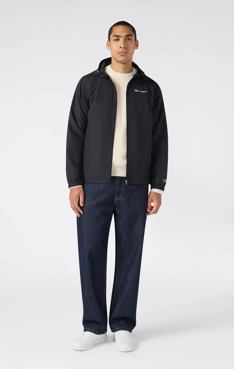 Men’s Lightweight Full Zip Hooded Windbreaker Jacket