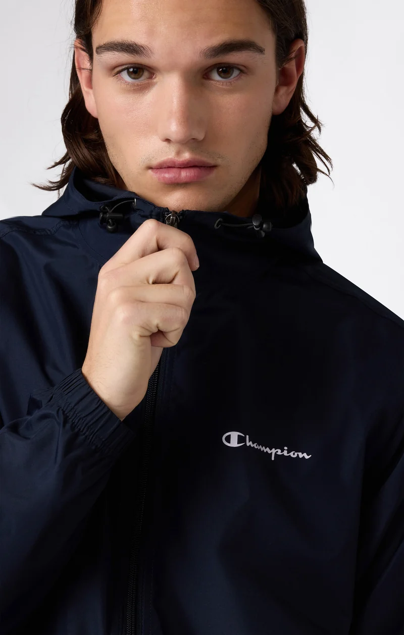 Men’s Lightweight Full Zip Hooded Windbreaker Jacket