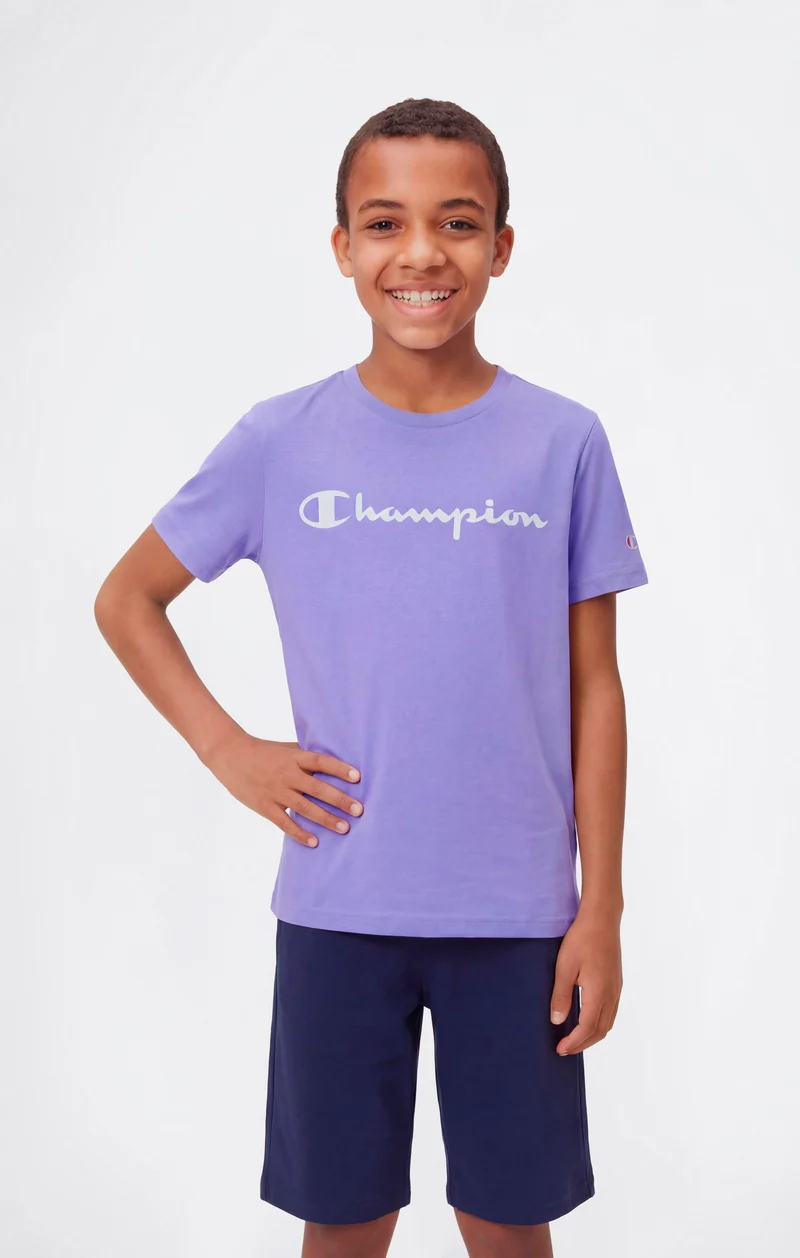 Boys' Script Logo T-Shirt