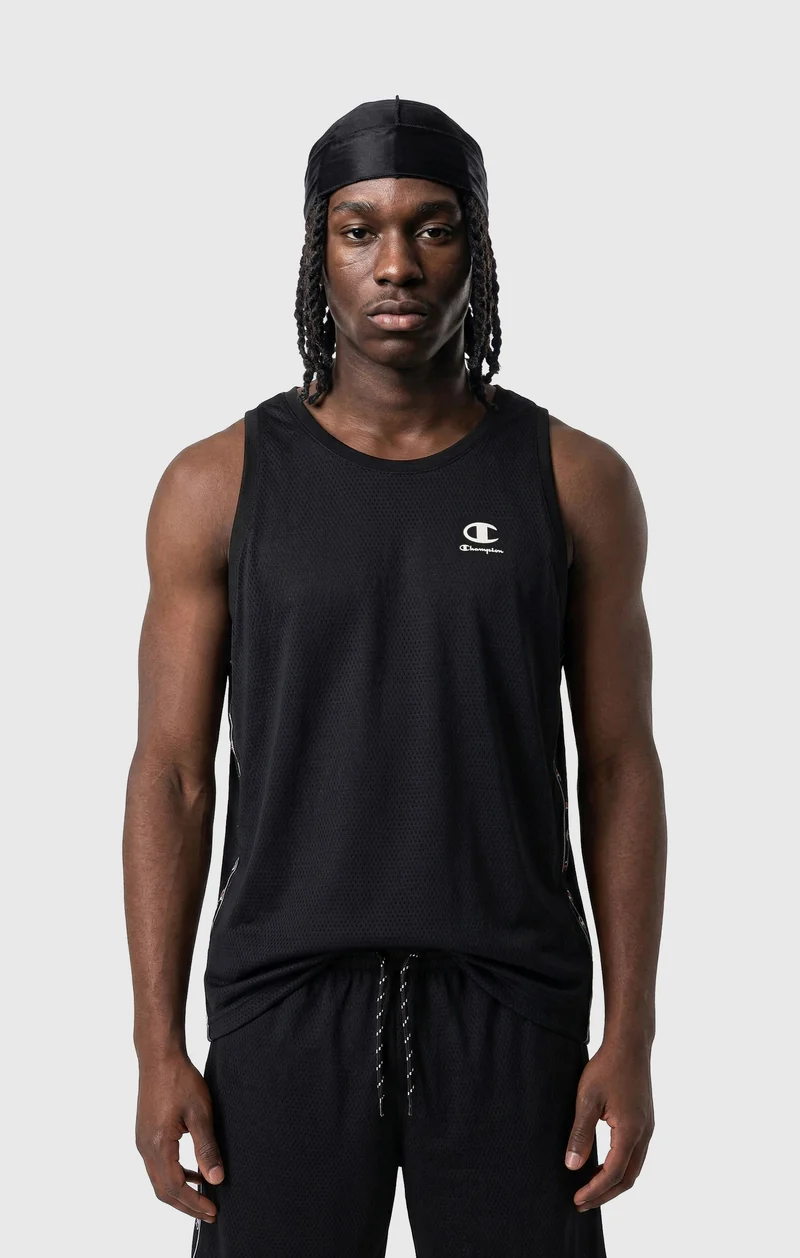 Men’s Mesh Tape Logo Tank Top