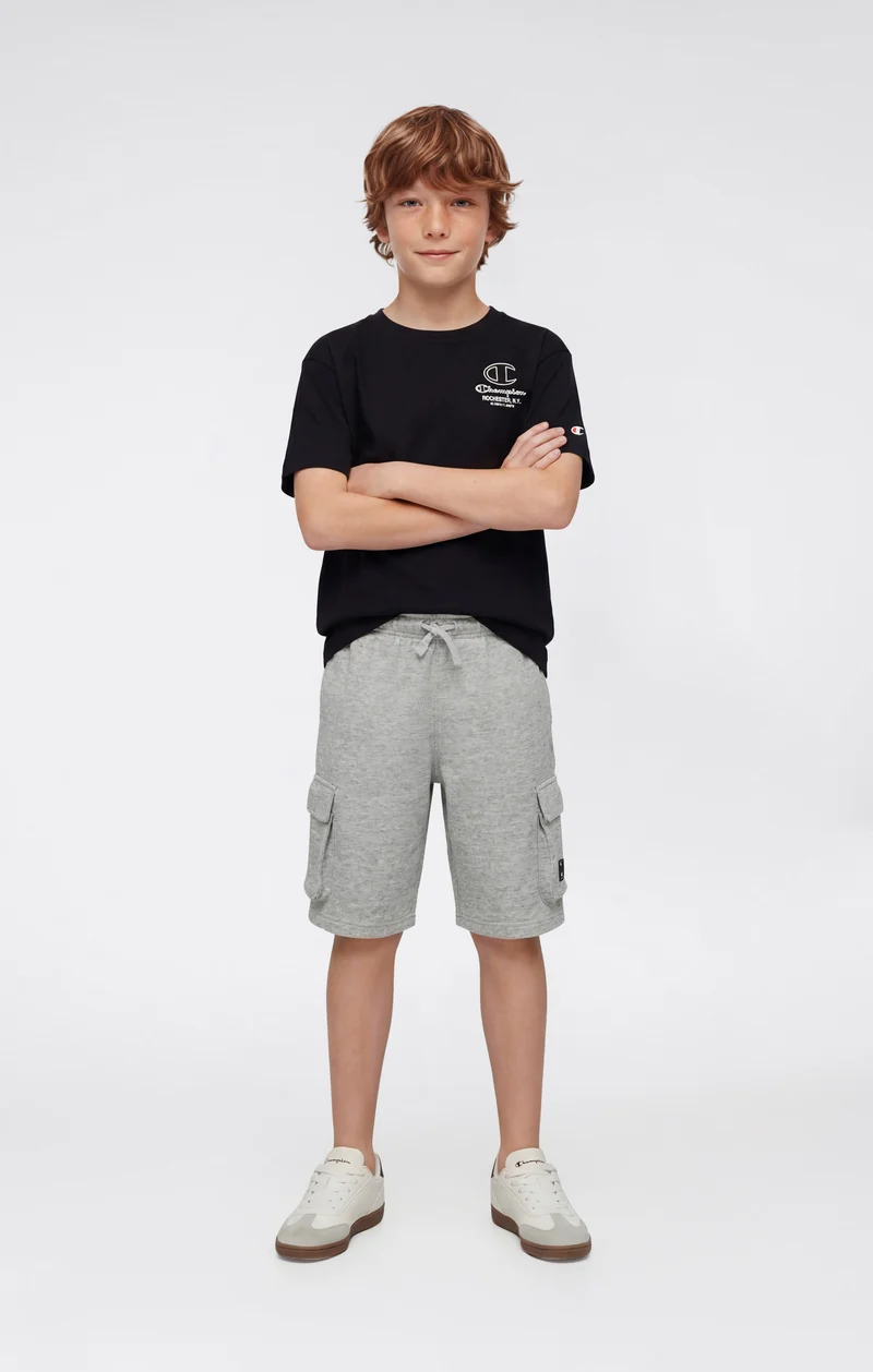 Boys’ Crewneck T-shirt with Puff Print