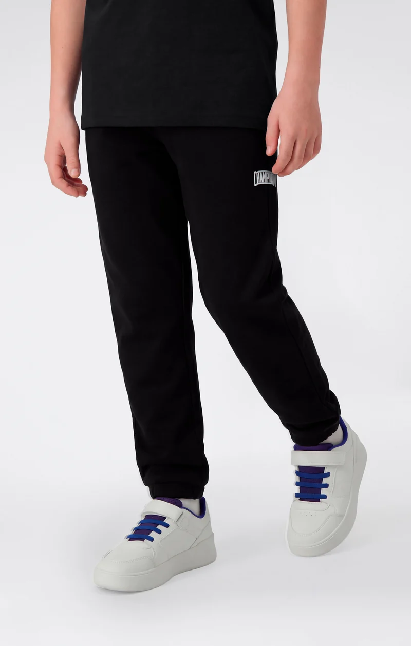 Boys’ Elastic Cuff Pants with Puff Print