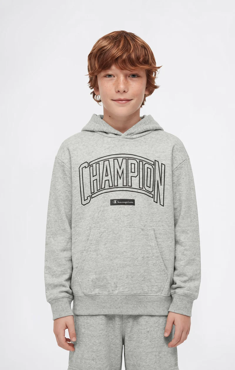 Boys’ Hooded Sweatshirt with Puff Print